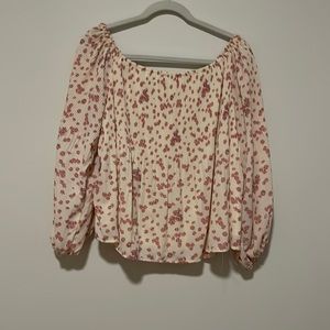 Aliceblue Floral Top